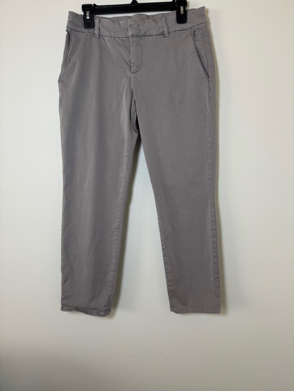 KUT from the Kloth Ankle Trouser Pants Gray Size 10 Stretch Career Work